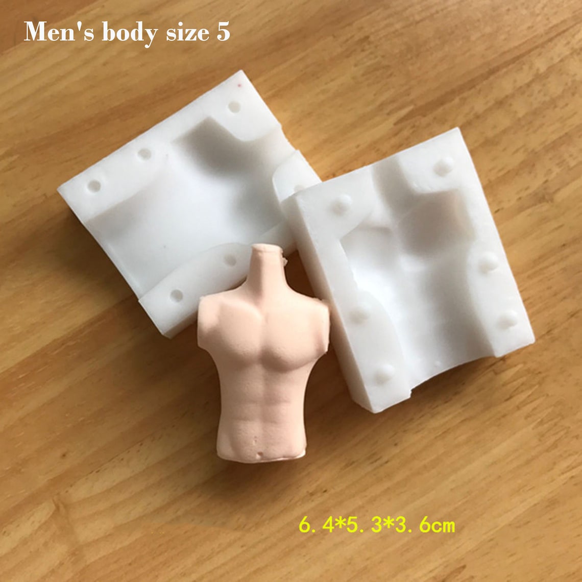 Ultra Light Clay Mold Fondant Doll Silicone Body Mold Male Etsy UK