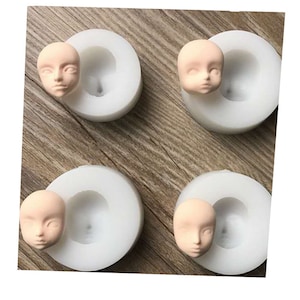 Silicone Face Mold,face Figure Mold,Diy Glue Mold,Bdj Baby Face Model,Male Face,Fairy Face,Bdj Loli Face,Q-face Model,Hand-made Face Model