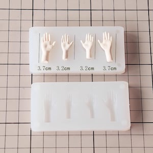 Doll Hand Mold,Ultra Light Clay Hand Mold,Silicone Mold for Men and Women,Soft Pottery Mold,Doll Mold, Chibi Mold,BJD Body Mold,Gift for Her