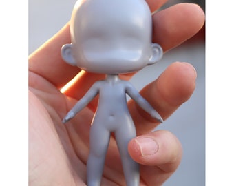 Q Version Körperform, Super Light Clay Bdj Gesichtsform, Kawaii Handgemachte Silikon Gesichtsform, niedliche Körperform, niedliche Cartoon Q Version Form