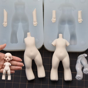 Stampi per il corpo in argilla ultraleggera, stampi per piedi di animali in argilla, un set completo di stampi in argilla, stampi per il viso in argilla, stampi per le mani in argilla, stampi per il viso di un bambino