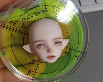 Elfen Ohren Gesichtsform, Puppengesichtform, Ultraleichter Ton Silikonform, rundes Gesicht Silikonform, gutaussehender Kerl/Schönheitsgesichtsform, DIY handgemachte Form