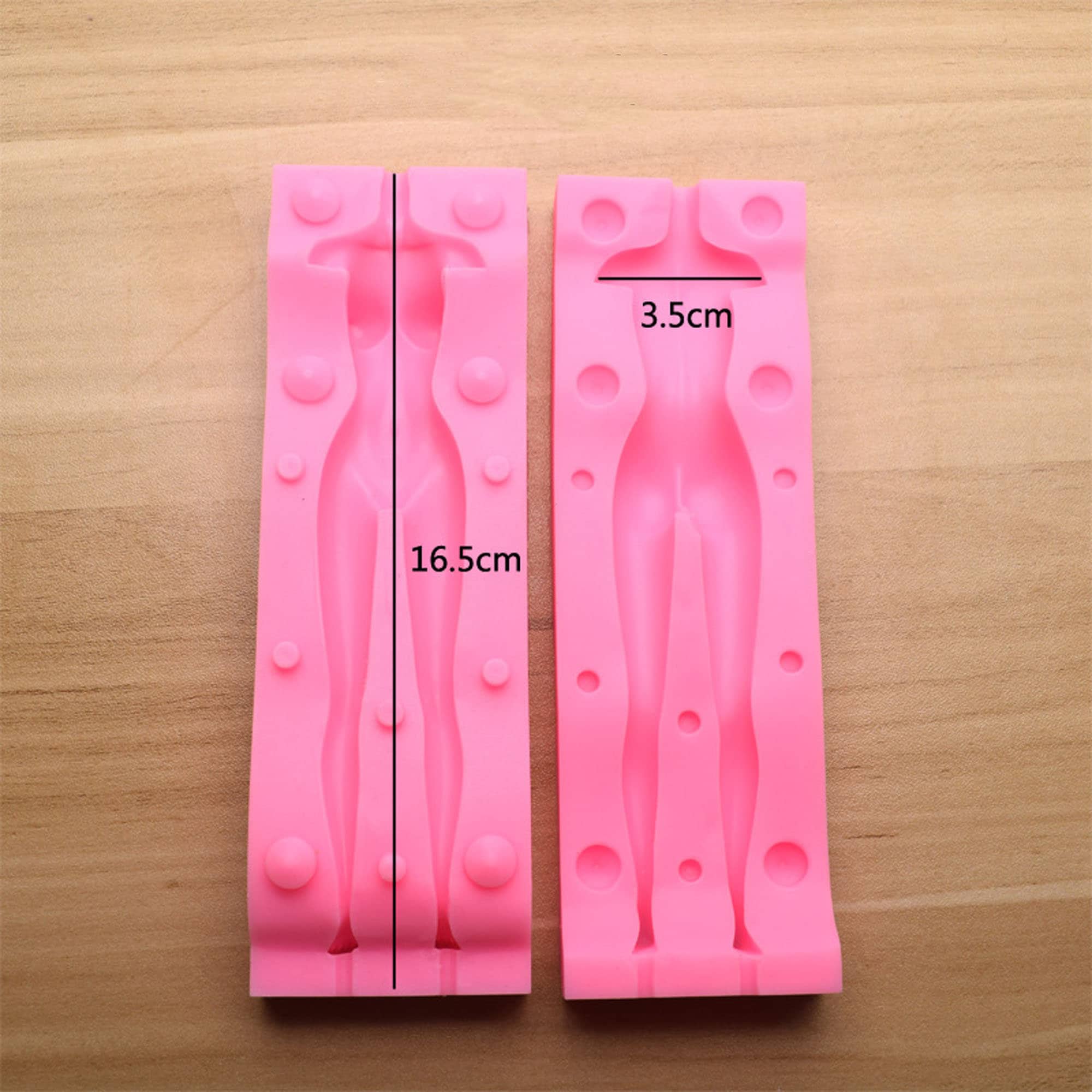 Bjd Female Human Body Full Body Mold Flip Sugar Silicone Mold Etsy