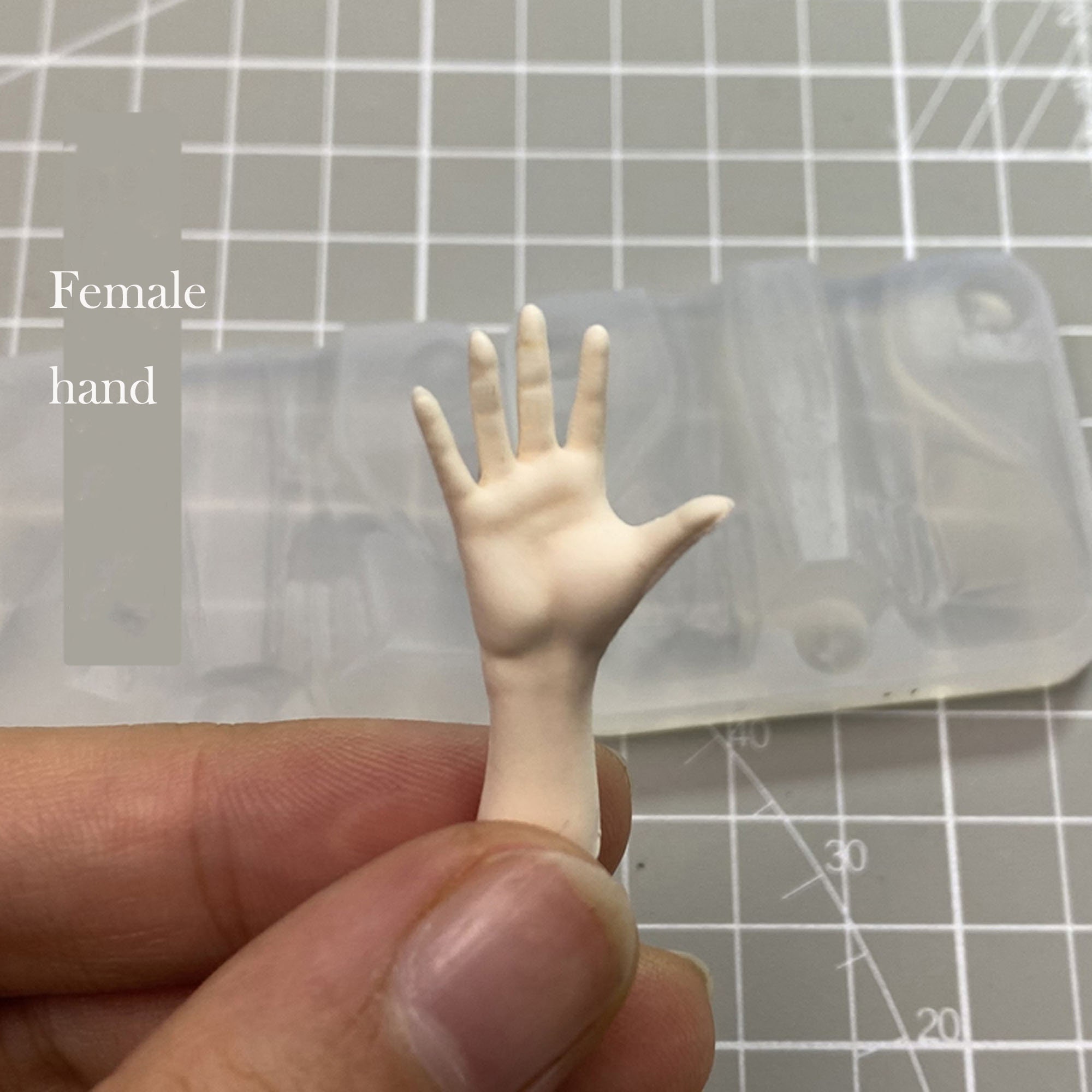 Ultralight Clay Hand Molds, Hand Molds for Men and Women, Bjd Hand