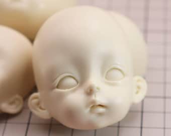 BJD Manual Micro Mouth Face Mold, Cartoon Universal Face Mold, Animation Face Mold, Super Light Doll Big Eye Face Mold