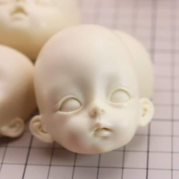BJD Manual Micro Mouth Face Mold, Cartoon Universal Face Mold, Animation Face Mold, Super Light Doll Big Eye Face Mold
