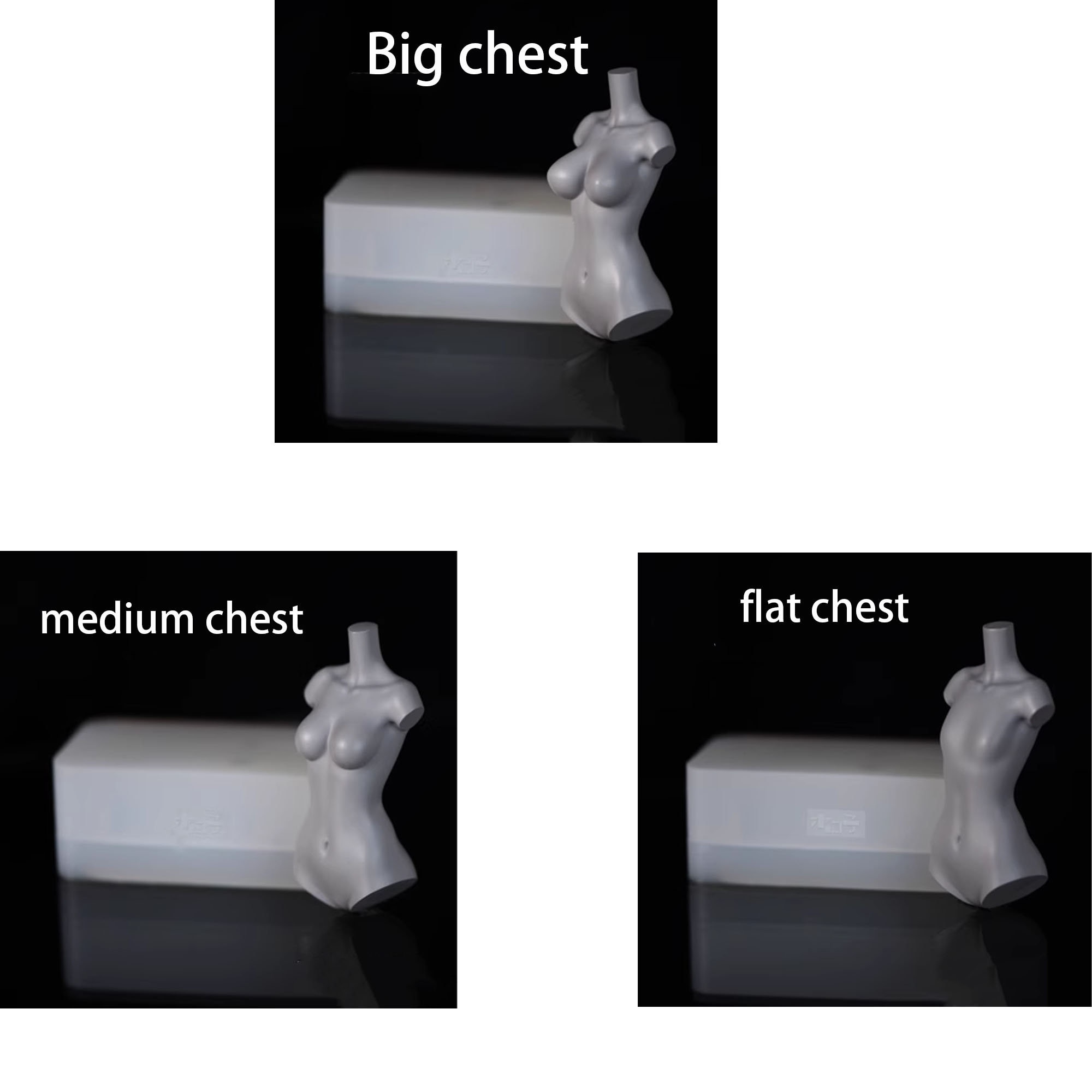 Complete Set of Female Body Molds, Ultralight Clay Molds, Heroine Clay Molds, Doll Arm Molds