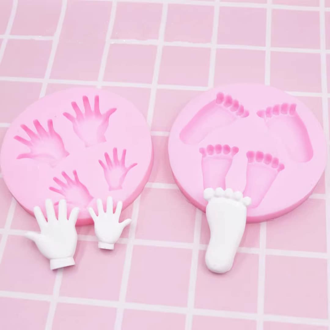 Clay Cartoon Body Mold, Q Version Limbs, Hands and Feet Mold, Ultra