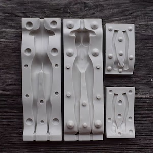 Body Molds for Girls, a Set of Body Molds, Super Light Clay Body Molds, Silicone Body Molds, Hand Molds, Leg Molds, Head Molds