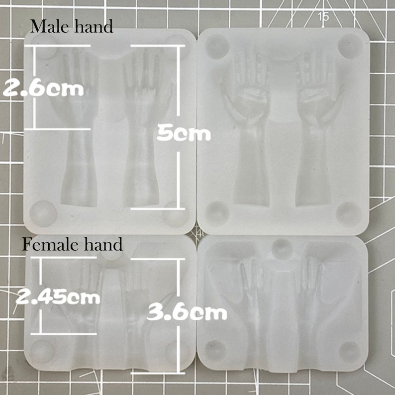 Ultralight Clay Hand Molds, Hand Molds for Men and Women, Bjd Hand