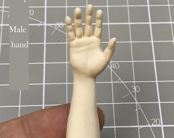 Ultraleichte Ton Handabformung, Handform für Männer und Frauen, Bjd Hand Silikonform, weiche Ton Körperabformung, Geschenke für Sie