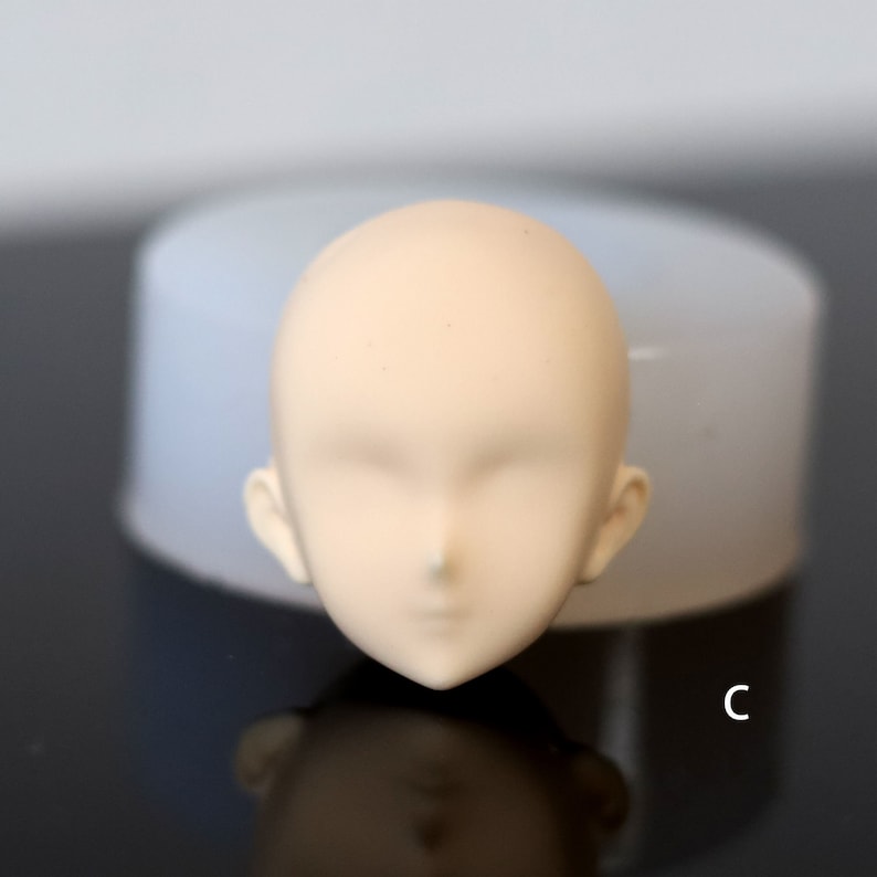 Doll Face Clay Molds,pointy Face Molds,kids Face Molds,super Clear Clay ...