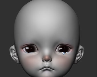 Crying Face Mould,Antler Face Mould,Closed Eye Silicone Face Mould,Elf Ear Face Mould,Clay Mould,Handsome Man Face Mould,Cute Face Mould