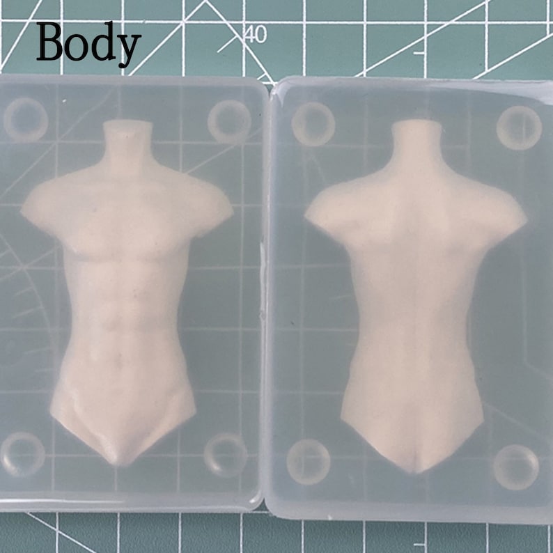 Clay Body Molds, Man Body Molds, Muscular Man Body Molds, Silicone Hand