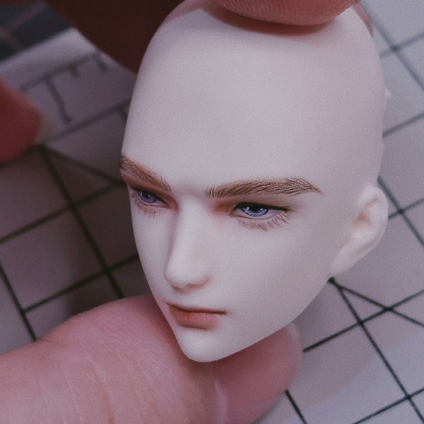 Moule en silicone, Moule Bjd, Moule pour visage Bjd, Moule pour visage fait à la main, Narcisse, Moule de maquillage pour le visage, Fabrication de visage d’anime, Moule d’argile ultra léger