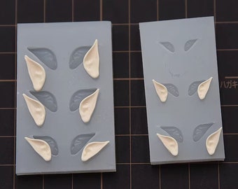 Ultra-Light Clay Ear Mold, Diy Elf Ear Mold, Universal Ear Mold, Antique Doll Ear Silicone Mold, Mermaid Ear Mold, Handmade Mold, Mold Gift