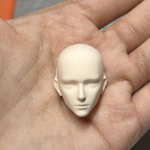 Ultra-light Clay Face Mold, Handmade Male Face Silicone Mold, Royal Sister Face Clay Mold, Cute Doll Mold, Silicone Human Face Mold