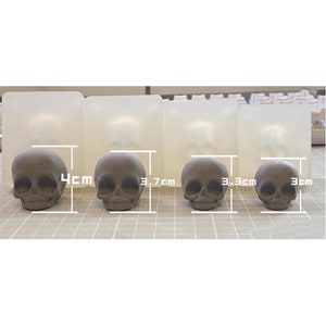 Q Head Mold, Skull Silicone Mold, Ultra-light Clay Mold, Polymer Clay Skull Mold, DIY Interesting ,Mold, Horror Mold, Gift for Her