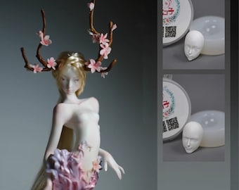 Silicone Face Molds For Men And Women, Clay Face Molds, Ancient Chinese Face Molds,Molded Clay,Soft Clay Face Molds,Handsome Clay Face Molds