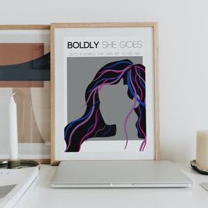 Subtle Bisexual Pride Silhouette Art Print