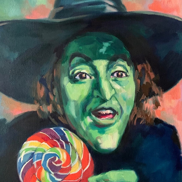 Impresión de bellas artes de Candy Witch de Kathryn D'Elia