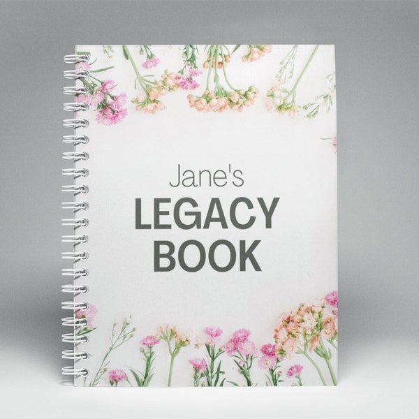 Women's Dementia Memory Book Editable Template for Canva | Memory Journal | Alzheimer's Photo Album | Mother's Day | Digital Download