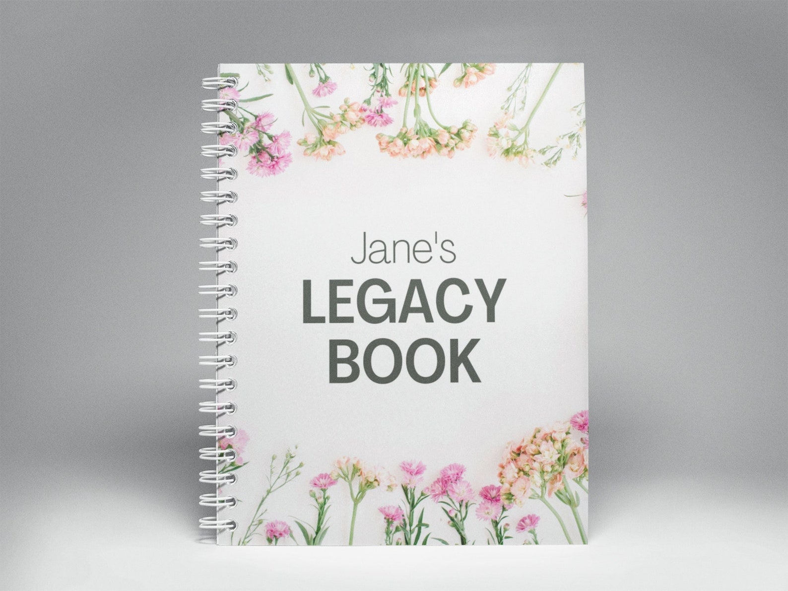 Women's Dementia Memory Book Editable Template for Canva | Memory ...