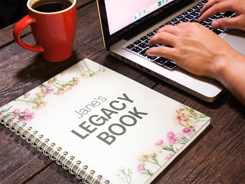 Women's Dementia Memory Book Editable Template for Canva Memory Journal