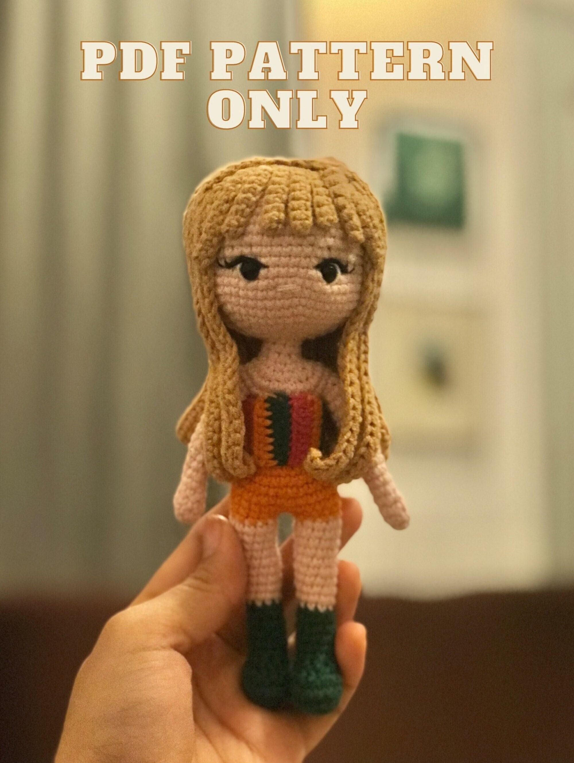 Anti-hero Taylor Swift Crochet Doll Pattern 