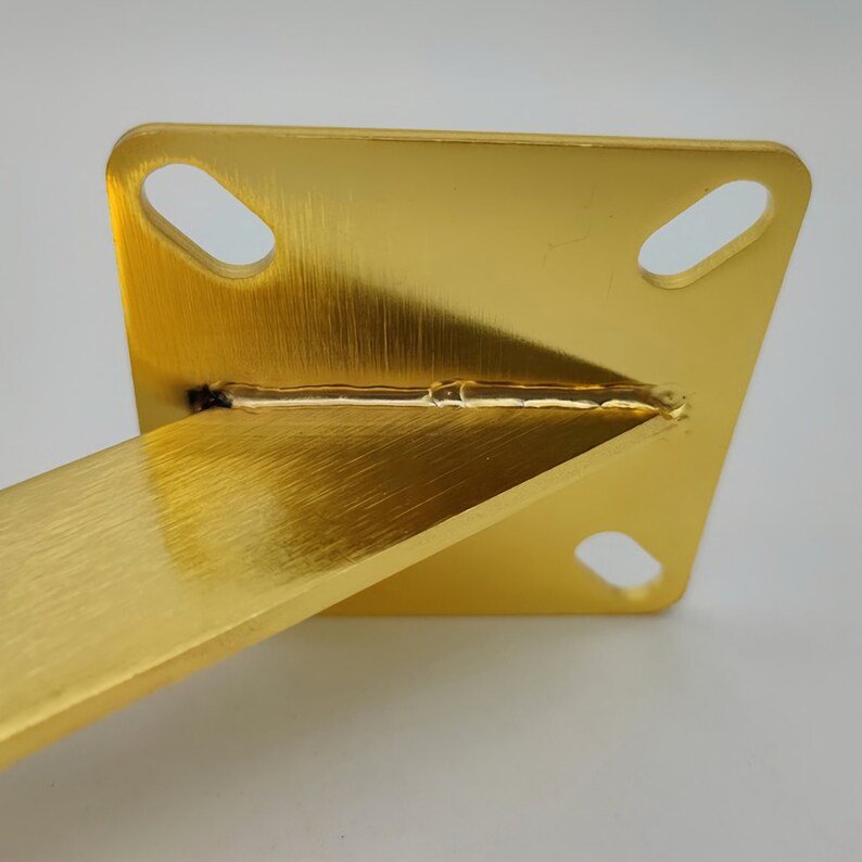 Set of 4 Modern Furniture Legs Gold Tube Legs Etsy