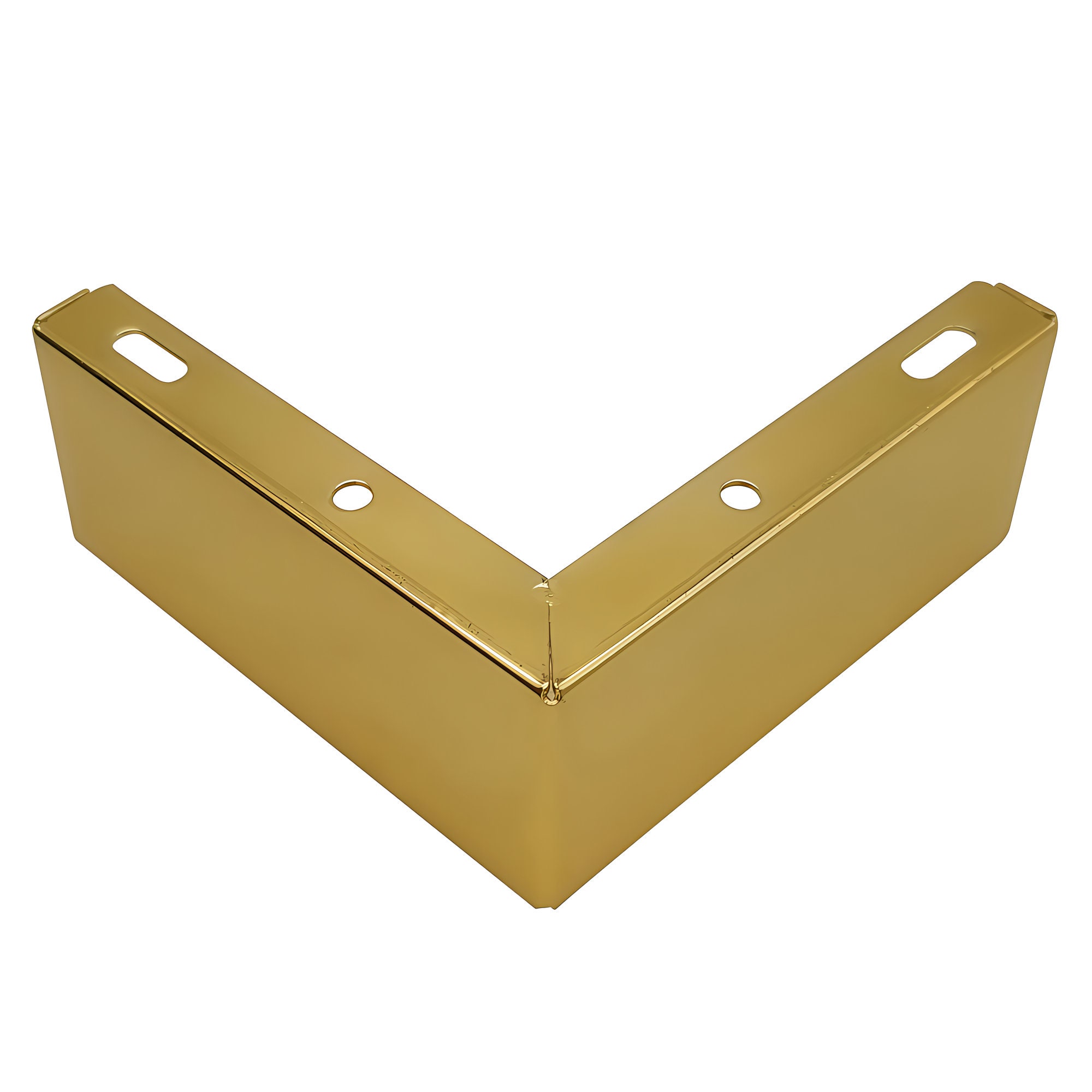 Corner Brass Furniture Legs X 4 Low Modern Replacement Legs Etsy