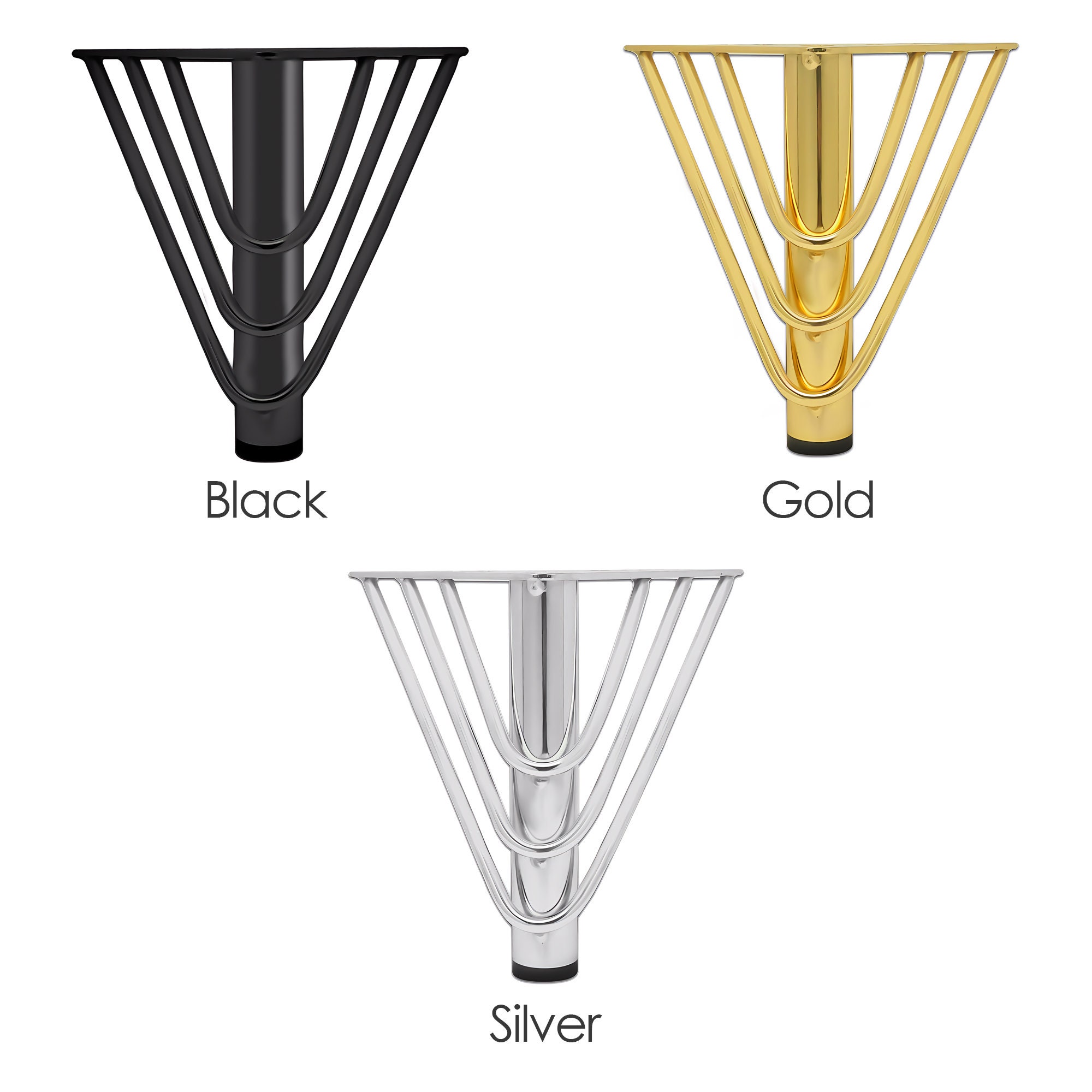 Elegant Furniture Legs Set of 4 Solid Brass Furniture Legs Etsy