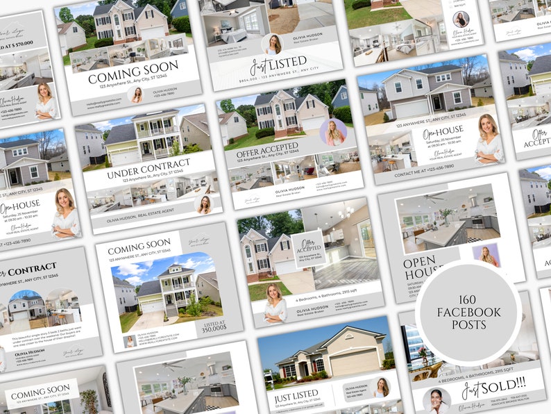 480 Real Estate Social Media Posts | Just Listed Posts | Just Sold ...