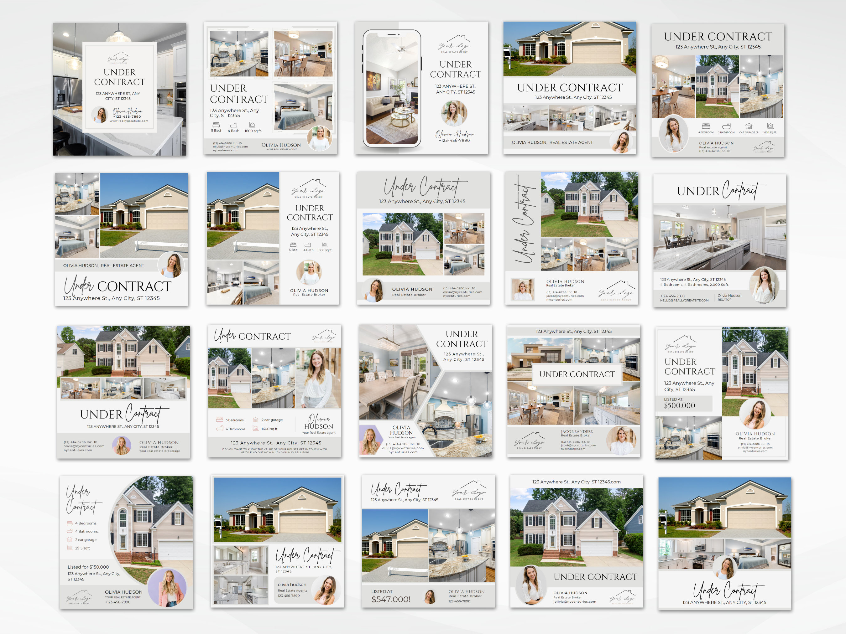 20 Under Contract Social Media Posts | Real Estate Instagram Post ...