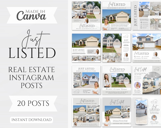 20 Just Listed Social Media Posts | Just Listed Instagram Posts | Real ...
