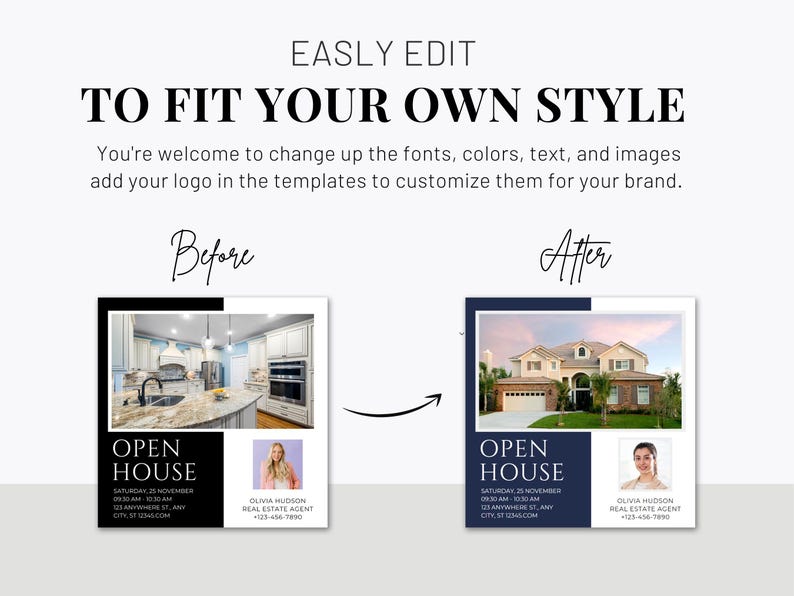 590 Real Estate Instagram Posts Bundle | Real Estate Social Media ...