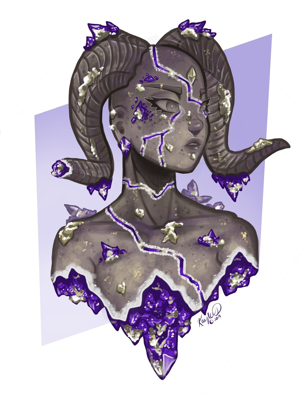 Crystal Demon - Etsy