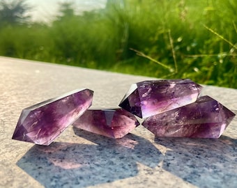 Amethyst Crystal Double Terminated, Healing Gift for home decor