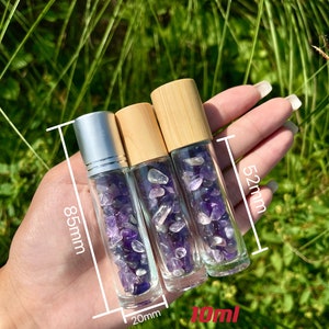 Crystal Essential Oil Bottles, Crystal Ball Bearing,Reiki Healing,Crystal gifts