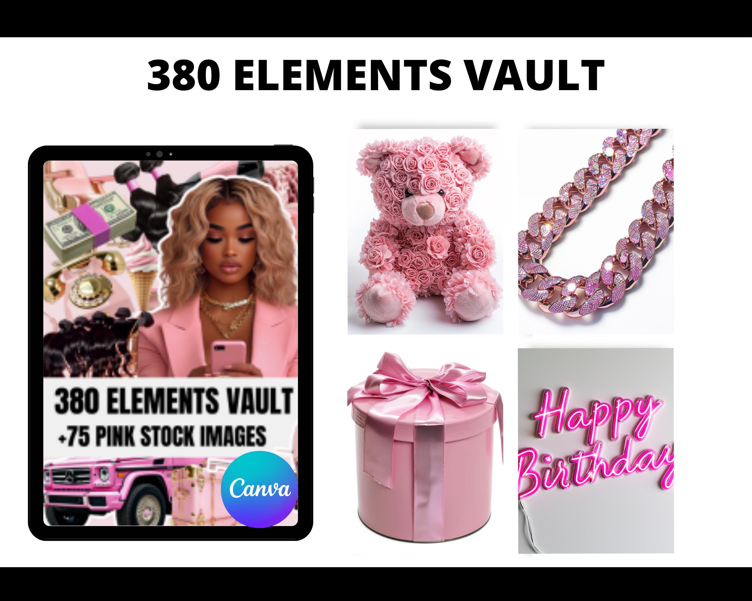 380 Elements Vault + BONUS 150+ Melanin Stock Photos | Canva Graphics ...