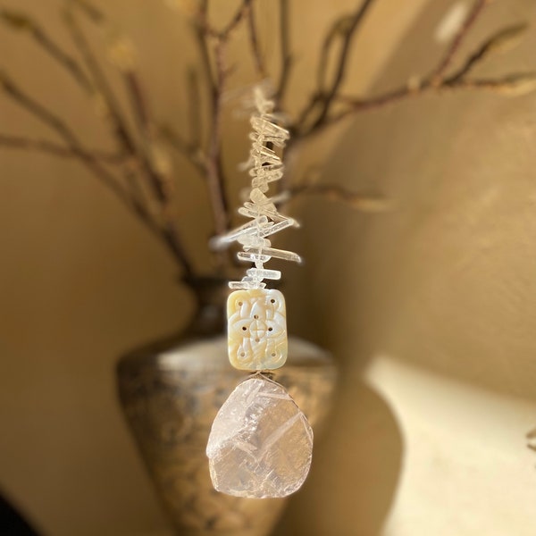 rose quartz sun catcher