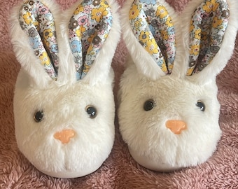 Easter BUNNY Cute kids rabbit Slippers , kids Winter slippers, kids warm slippers, kids gift , non-slip kids slipper ,cute girl boy shoe,