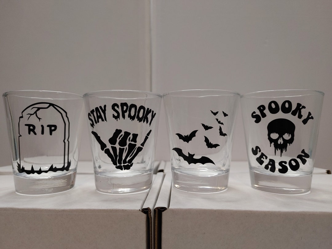 Halloween Shot Glass 2oz Etsy