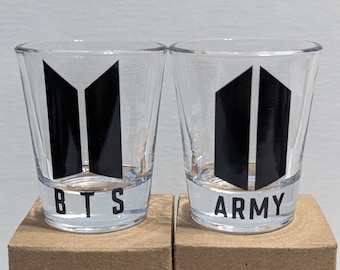 BTS Kpop Shot Glass