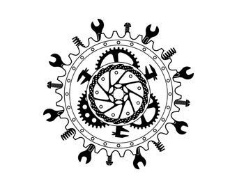 Mandalas in various themes. Cutout files for coloring pages, scrapbooking cnc et.c. files come in svg, pdf, dxf, png -formats.