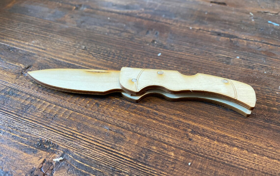 Wooden Locking Pocket Knife cub Scouts Boy Scouts Scouts Etsy