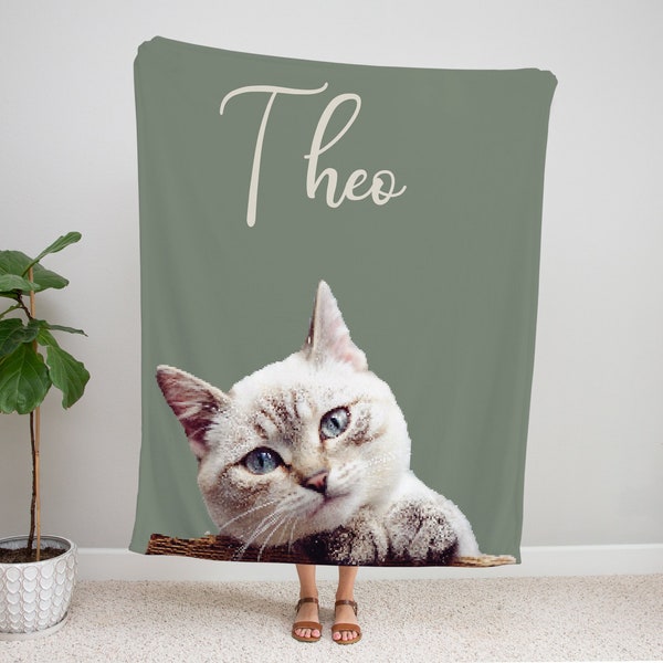 Custom Cat Blanket Etsy