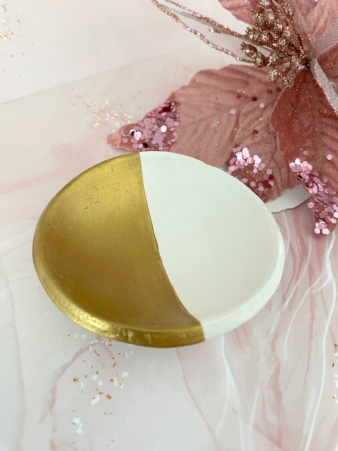 Custom Jewelry Dish Client Gift Monogram Ring Dish Clay Etsy