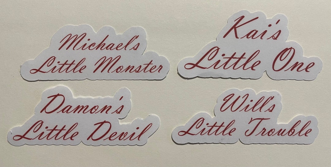 The Four Horseman Nickname Stickers Devil's Night Series by Penelope
