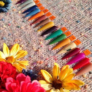 Pick Your Own Color Nails | ONE Color Press-ons | Solid Color Nails | Single Color Nails | Short Single Color Nails | Long Basic Color Nails